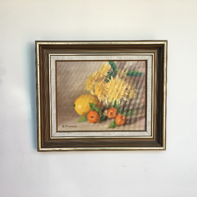 ARTWORK, Still Life (Small) - Citrus & Yellow Flowers
